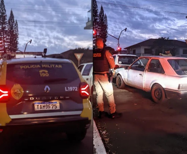 Acidente é registrado com motorista embriagado neste domingo em Laranjeiras do Sul