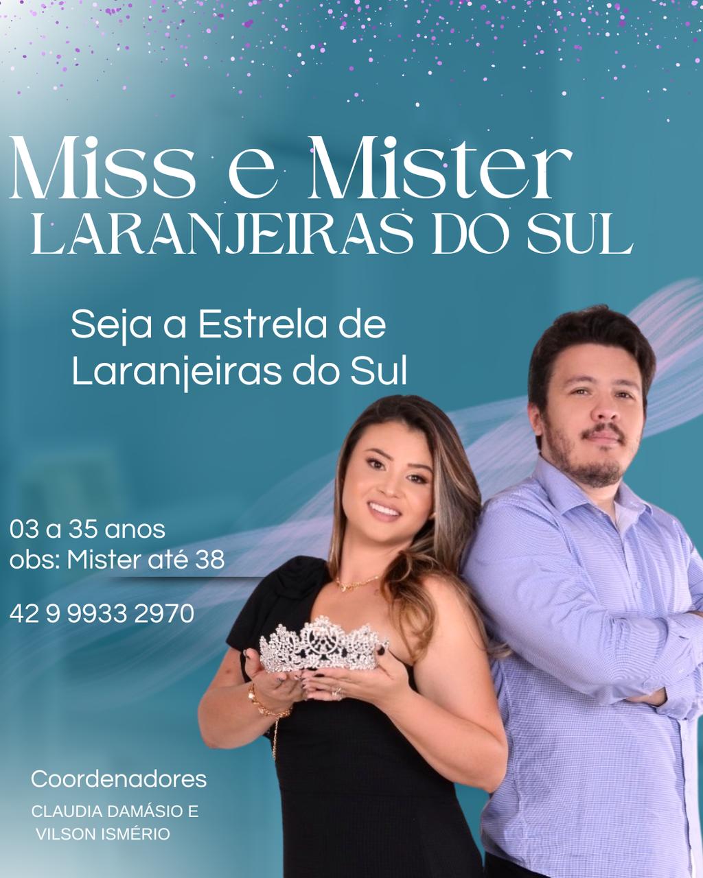 Vem aí o Miss Laranjeiras do Sul 2025