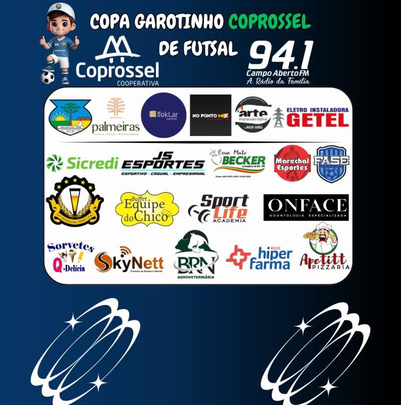 Finais da Copa Garotinho de Futsal Base