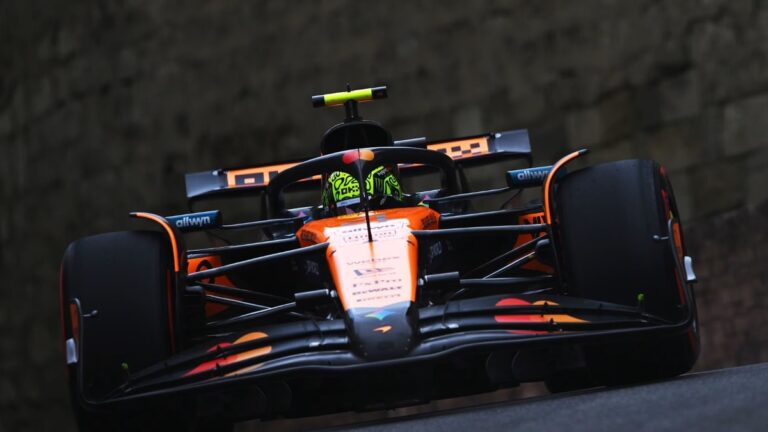Norris lidera treino livre do GP do Azerbaijão