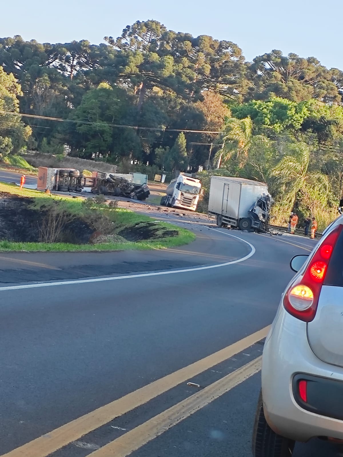 Acidente na BR-277 em Guarapuava resulta em óbito