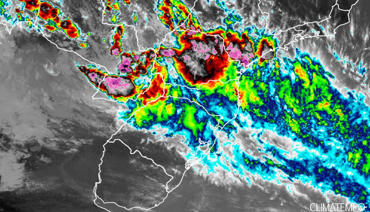 Ciclone extratropical causa chuvas intensas e ventos fortes no Brasil