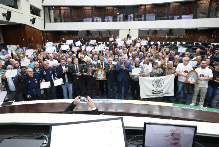 Reconhecimento ao Terço dos Homens no Paraná