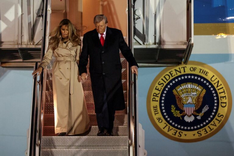 Donald Trump desembarca em Londres para visita de Estado