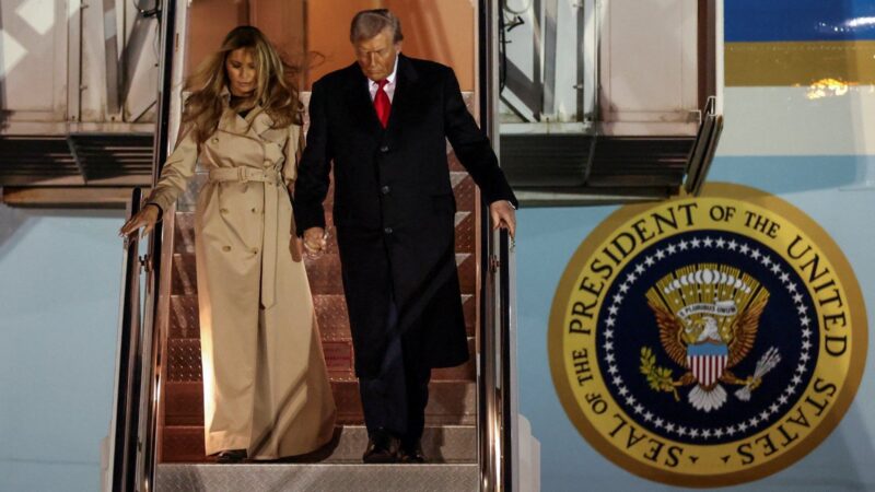 Donald Trump desembarca em Londres para visita de Estado