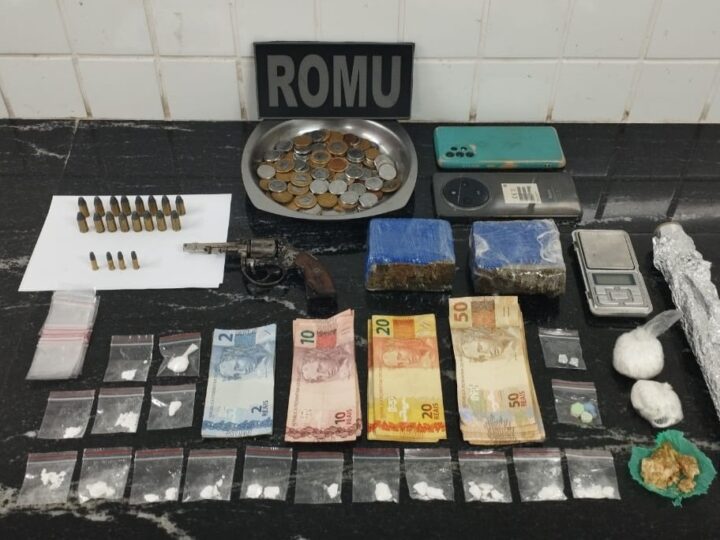 ROMU desmantela ponto de tráfico em Cascavel