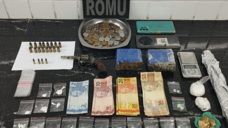 ROMU desmantela ponto de tráfico em Cascavel
