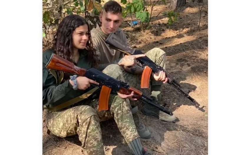 Casal paranaense se conhece na guerra da Ucrânia e retorna ao Brasil com filho
