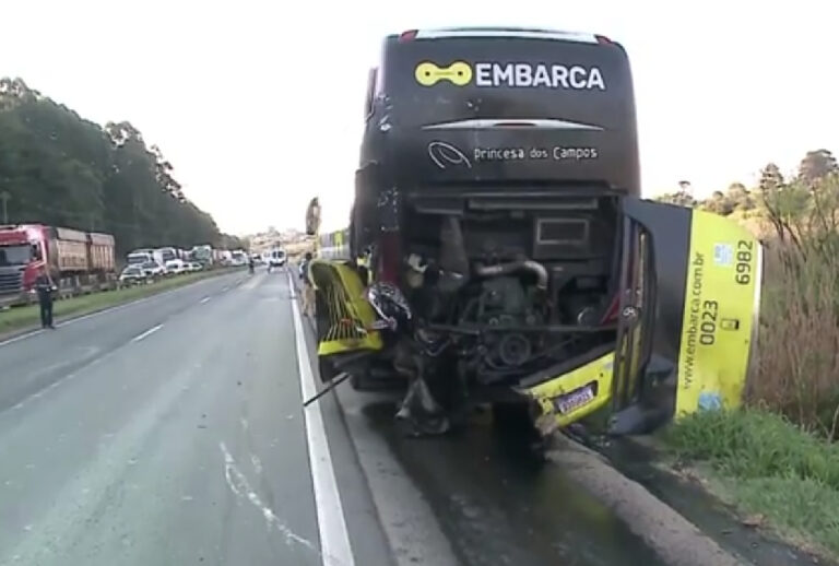 Tragédia em Ponta Grossa: acidente na BR-376 com feridos