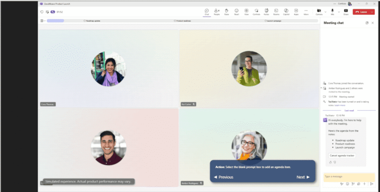 Inteligência artificial colaborativa no Teams