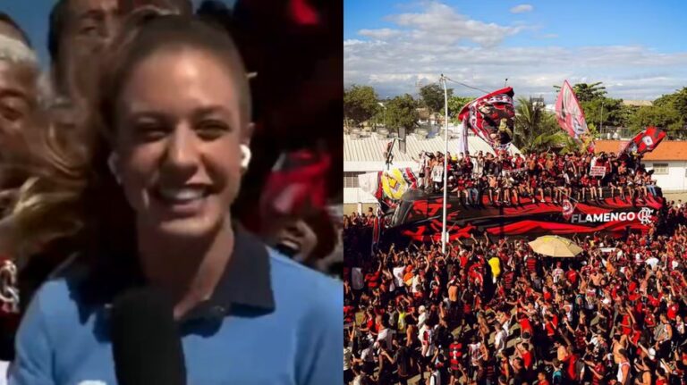 Repórter Duda Dalponte se manifesta após agressão no AeroFla