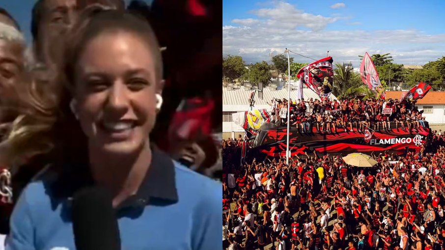 Repórter Duda Dalponte se manifesta após agressão no AeroFla