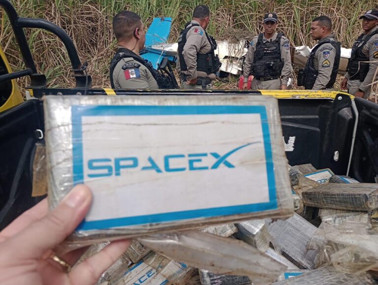 Avião monomotor cai em Alagoas com 180 quilos de cocaína