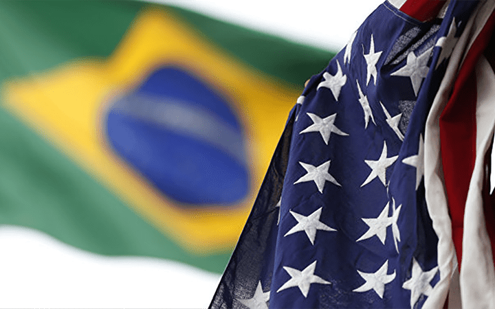 Evolução dos países investidores no Brasil