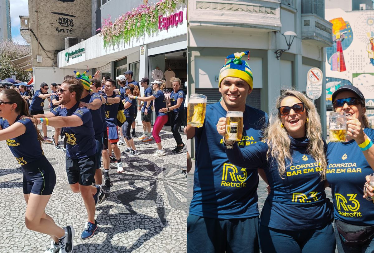 Corrida de bares com chopp grátis em Curitiba
