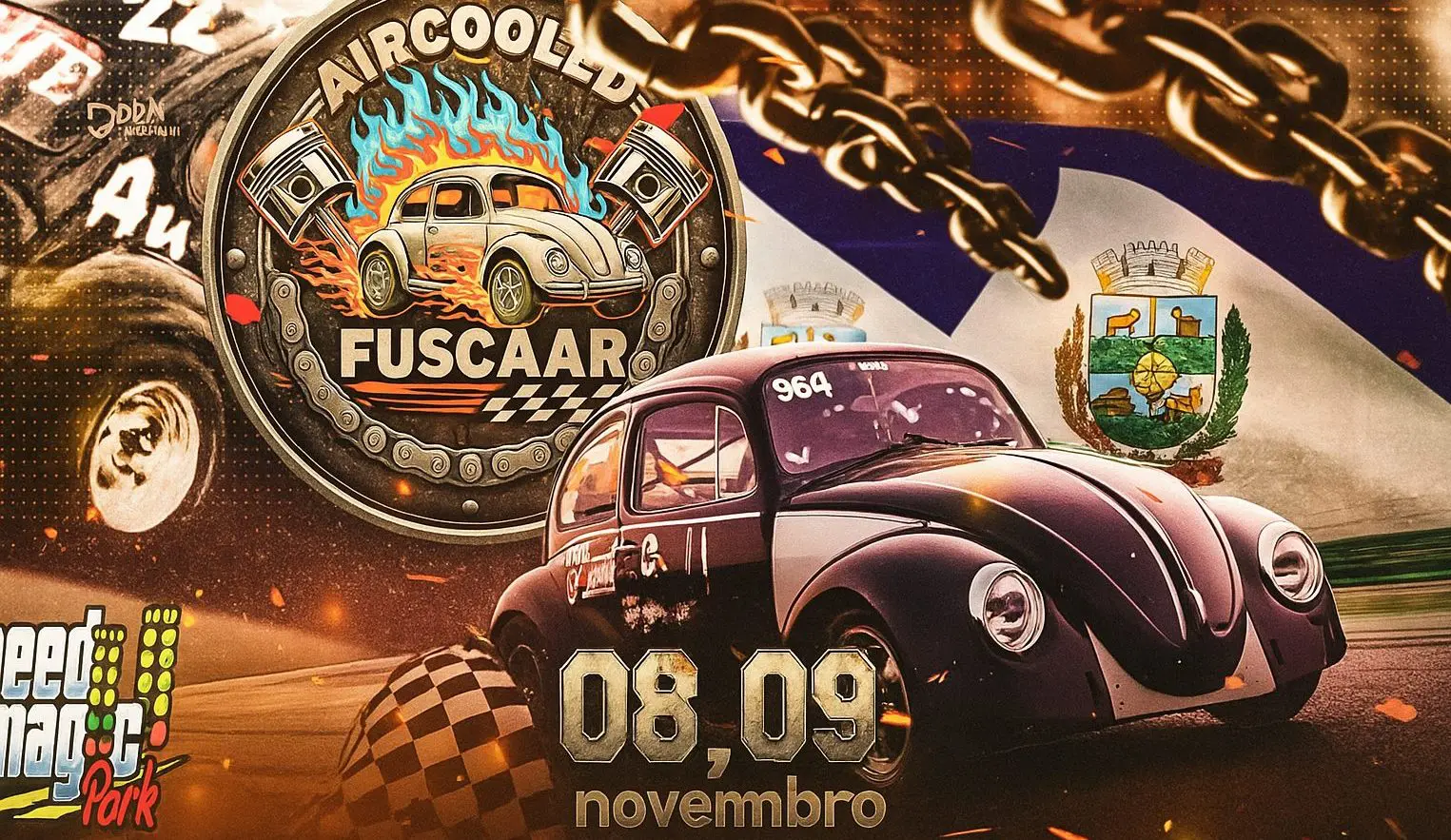 Guarapuava sedia 1ª edição do Aircooled Speed Magic