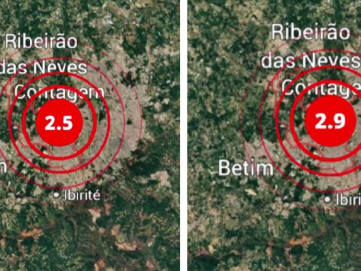 Tremores em Minas Gerais: eventos registrados na região metropolitana