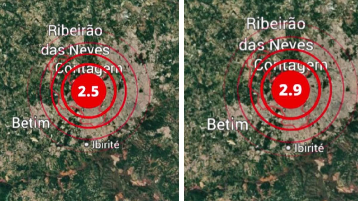 Tremores em Minas Gerais: eventos registrados na região metropolitana