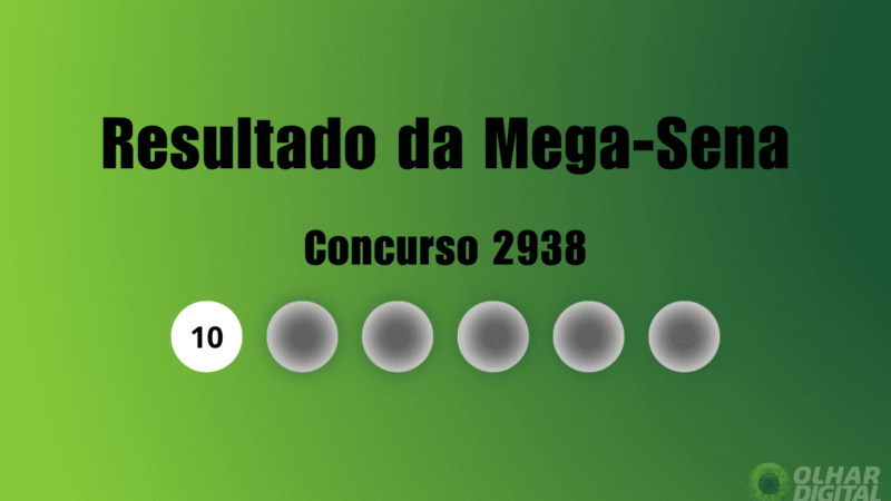Premiação da Mega-Sena 2938: confira os números e ganhadores