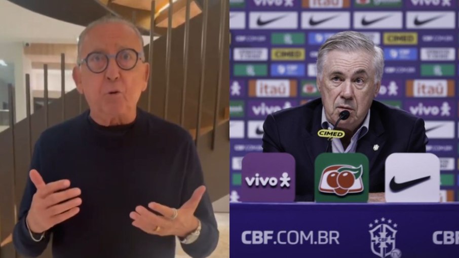 Galvão Bueno critica convocação de jogador do Flamengo