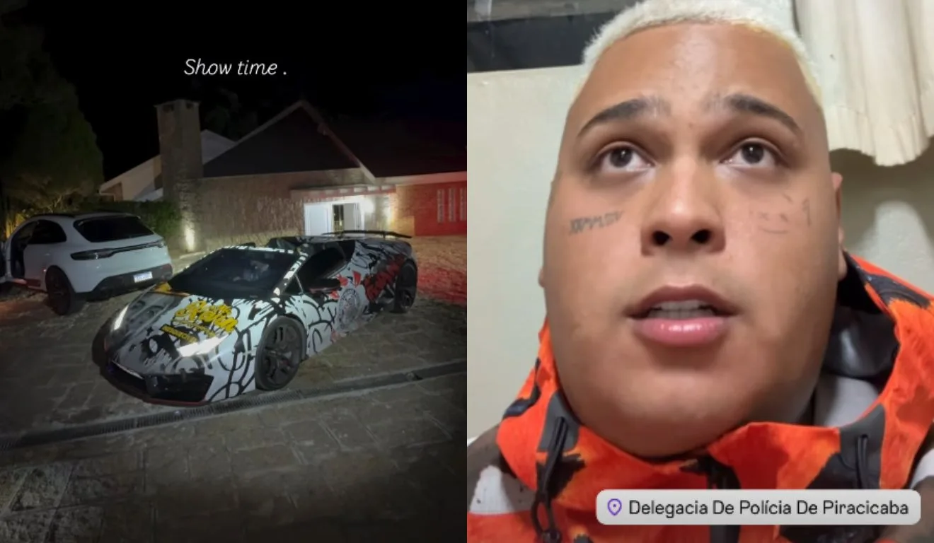 MC Ryan SP Detido Após Acusação de Manobras Arriscadas com Lamborghini em São Paulo
