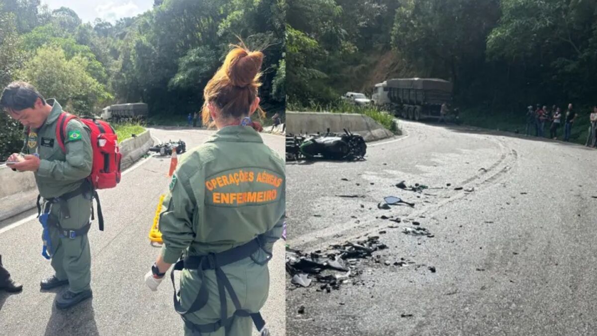 Tragédia na Rodovia: Jovem Motociclista Perde a Vida Diante dos Pais no Paraná