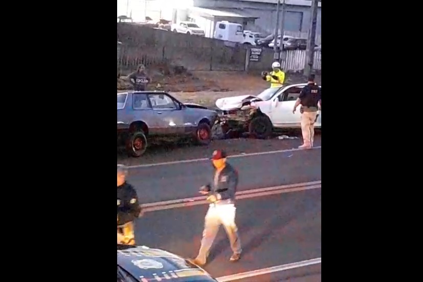 Acidente na BR-277 deixa dois feridos em Laranjeiras do Sul