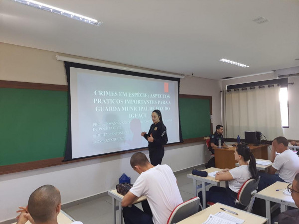 PCPR participa de curso de formação de Guardas Municipais em Foz do Iguaçu