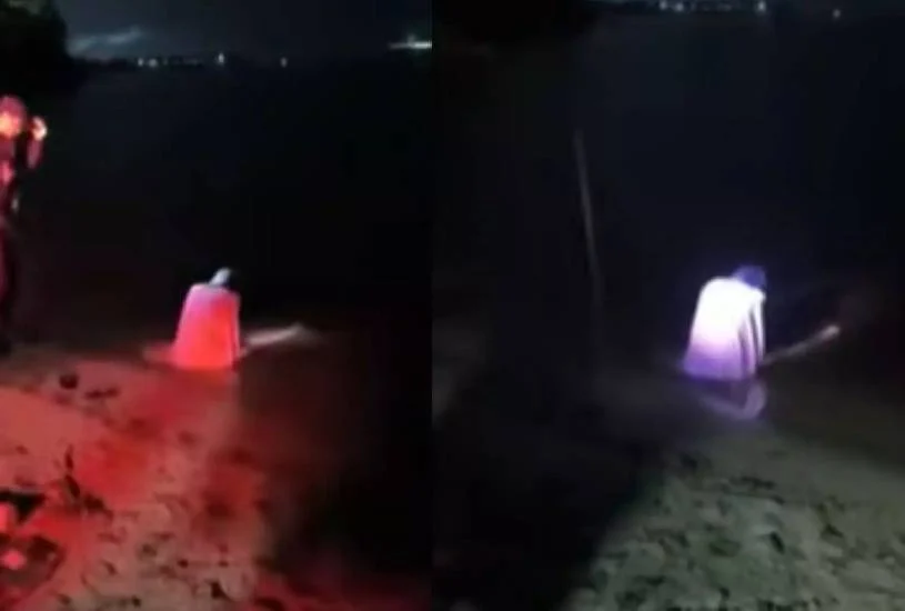 Mistério na Praia de Manaus: Mulher de Branco Intriga Guarda Municipal e Desaparece