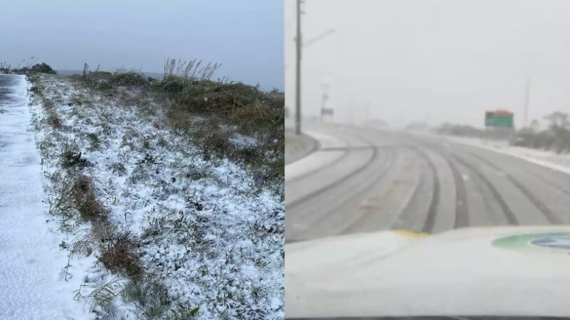 Cidades Catarinenses Amanhecem Brancas: Neve Fecha a Serra do Rio do Rastro