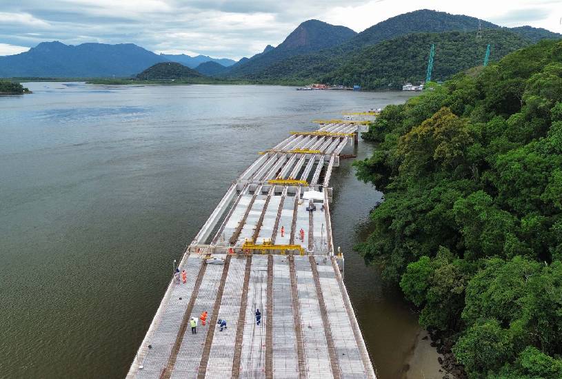 Ponte de Guaratuba Ganha Forma: Obra Atinge Marca de 50% e Transforma Litoral Paranaense