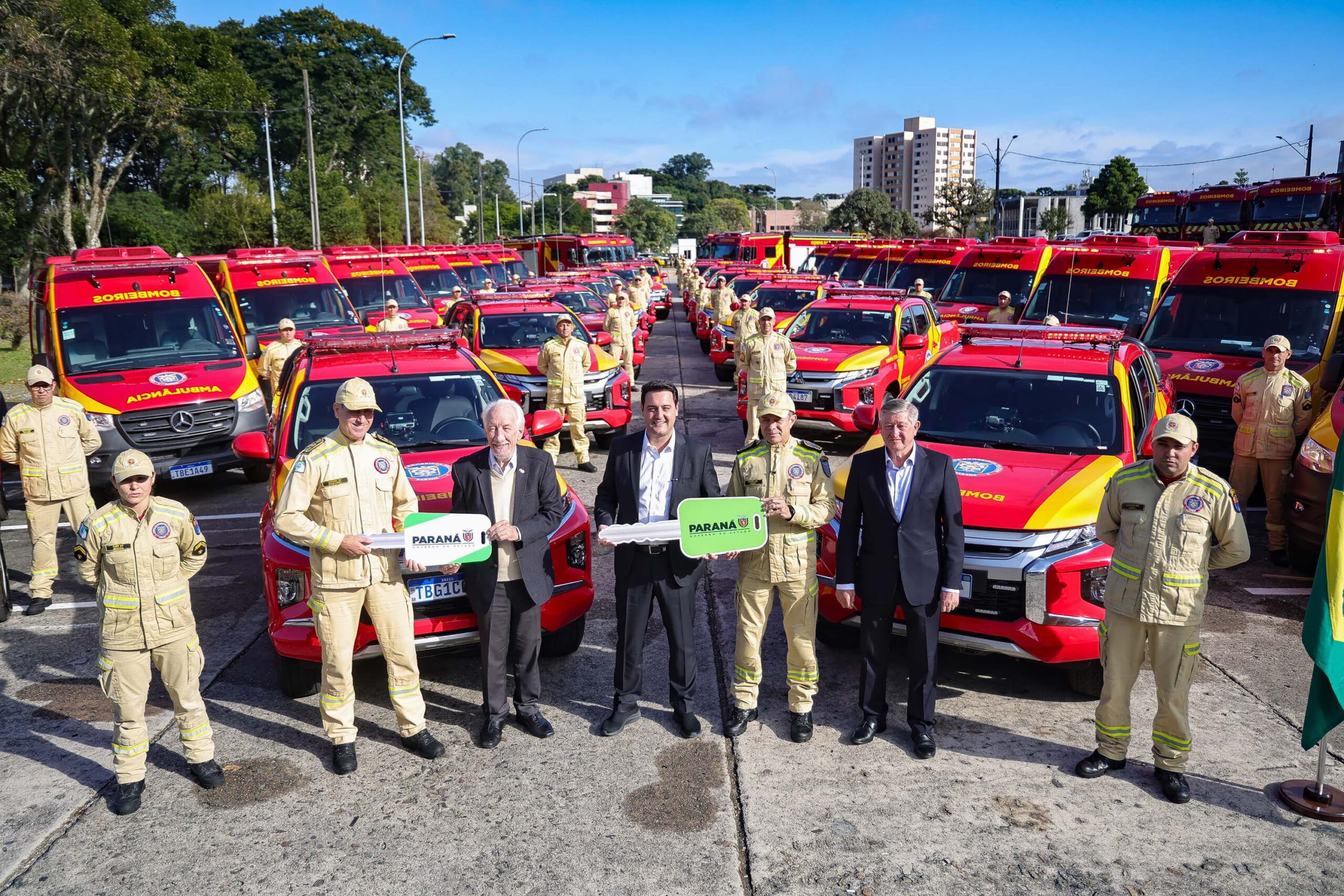 Bombeiros de Guarapuava e Região Recebem Reforço de R$31 Milhões em Equipamentos