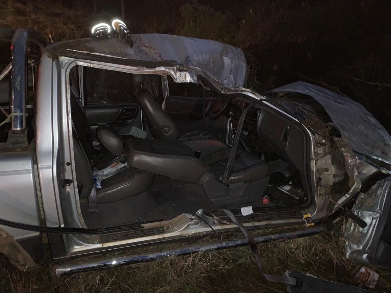 Capotamento na BR-277 em Guarapuava Deixa Vítima Presa às Ferragens e em Estado Grave