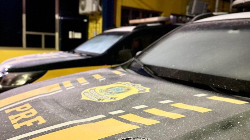 Onda de Frio Extrema Não Detém PRF em Guarapuava: Viatura Congela, Vigilância Permanece