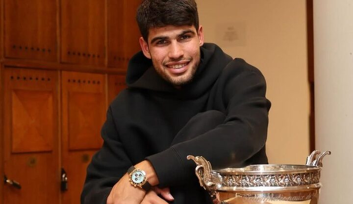 Alcaraz ascende no ranking financeiro do tênis após título épico em Roland Garros