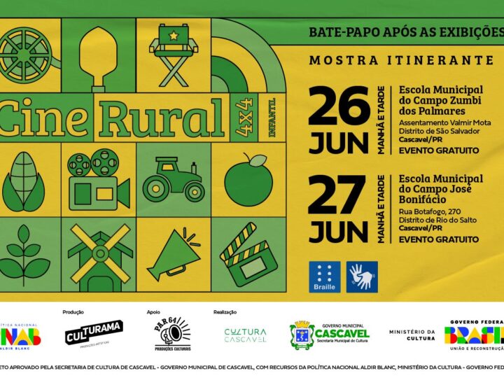 Cinema chega a escolas do campo de Cascavel