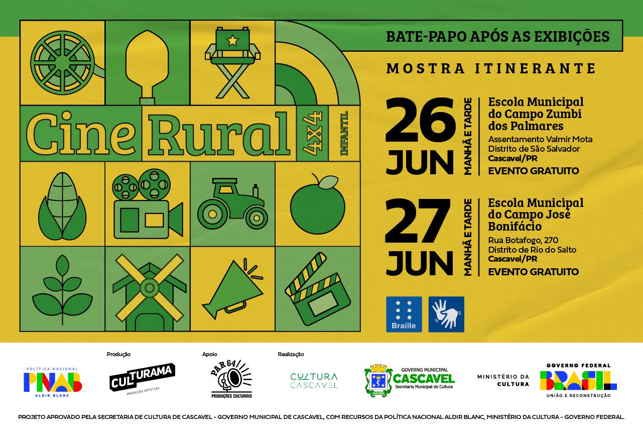 Cinema chega a escolas do campo de Cascavel