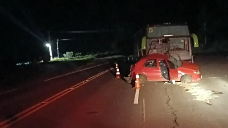 Tragédia na PR-466: Jovem de 21 anos Morre em Colisão com Ônibus em Jardim Alegre