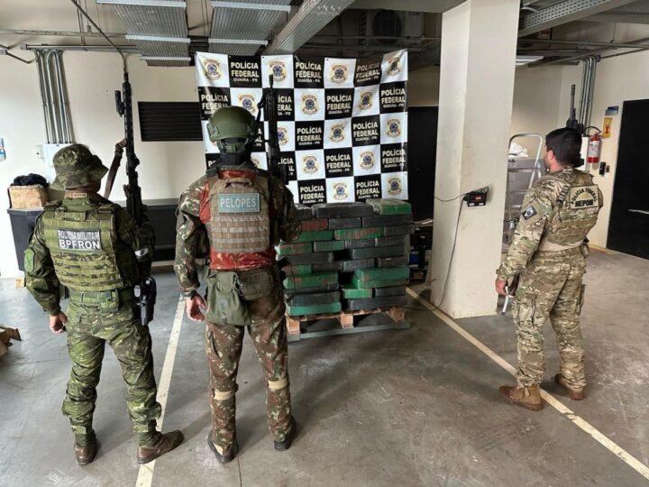 BPFRON, PF e Exército apreendem mais de 650 kg de maconha em Guaíra após acompanhamento tático