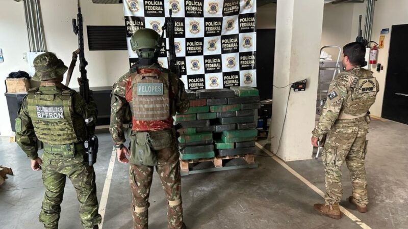 BPFRON, PF e Exército apreendem mais de 650 kg de maconha em Guaíra após acompanhamento tático