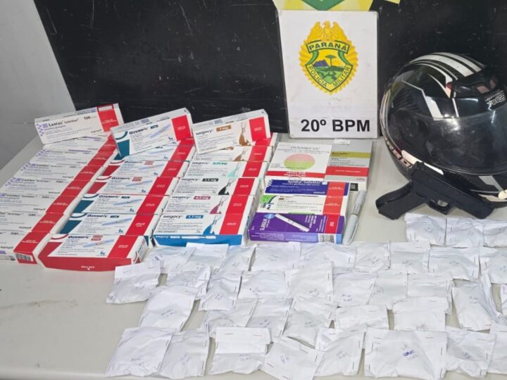 Ladrão de Ozempic é preso pela PM em Curitiba