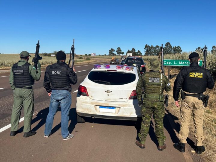 Operação conjunta apreende 8 kg de cocaína e crack após monitoramento de veículos suspeitos