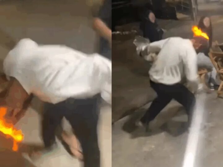 Jovens ateiam fogo na cabeça de homem bêbado, em Curitiba