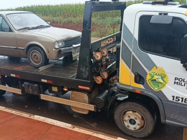 Adolescentes são detidos em Toledo com Chevette furtado