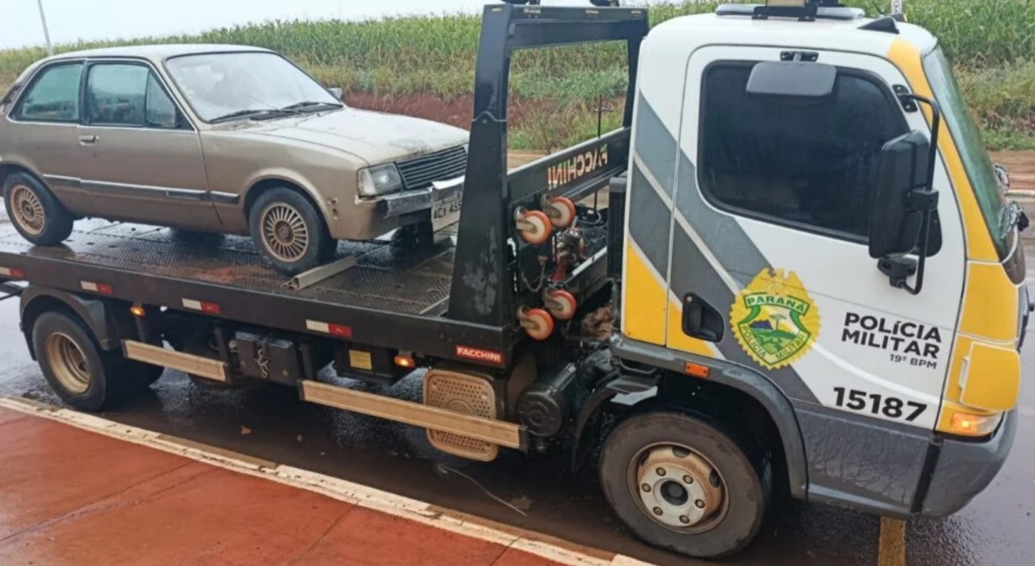 Adolescentes são detidos em Toledo com Chevette furtado