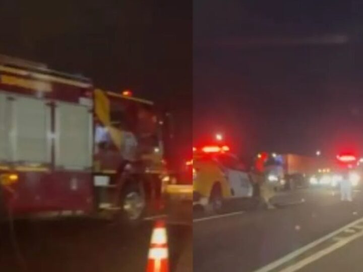 Mãe e filho ficam feridos após acidente na PR-444 em Arapongas