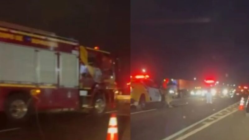 Mãe e filho ficam feridos após acidente na PR-444 em Arapongas
