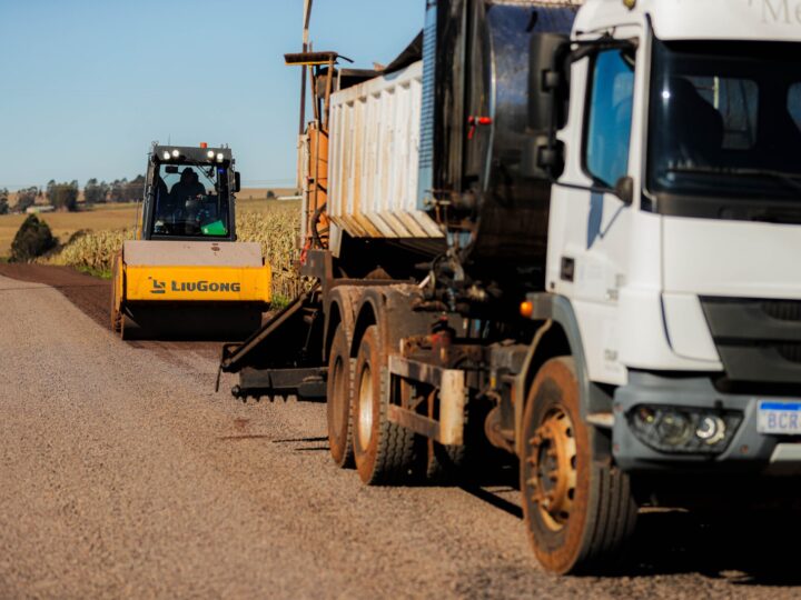 Obra na Estrada San Martin, em Sede Alvorada, já está 70% concluída