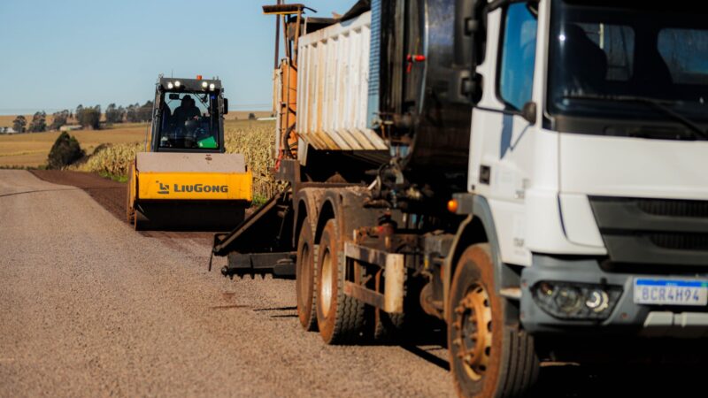 Obra na Estrada San Martin, em Sede Alvorada, já está 70% concluída