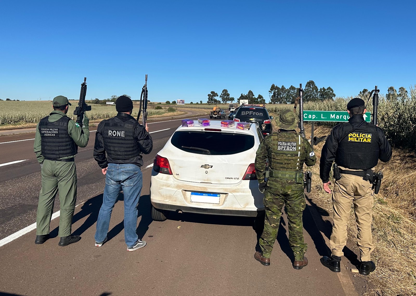 Ação integrada da PM resulta na apreensão de cocaína e crack em Santa Tereza do Oeste
